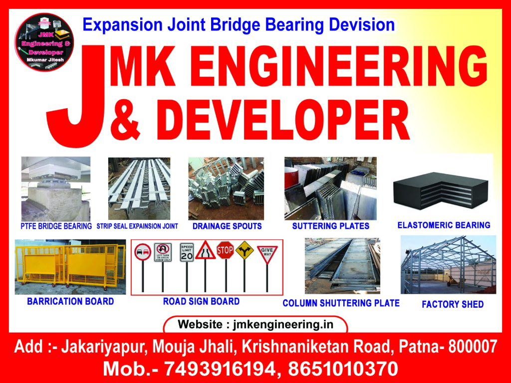 JMK Engineering & Developer Official Expansion Joint Bridge Bearing Division Poster