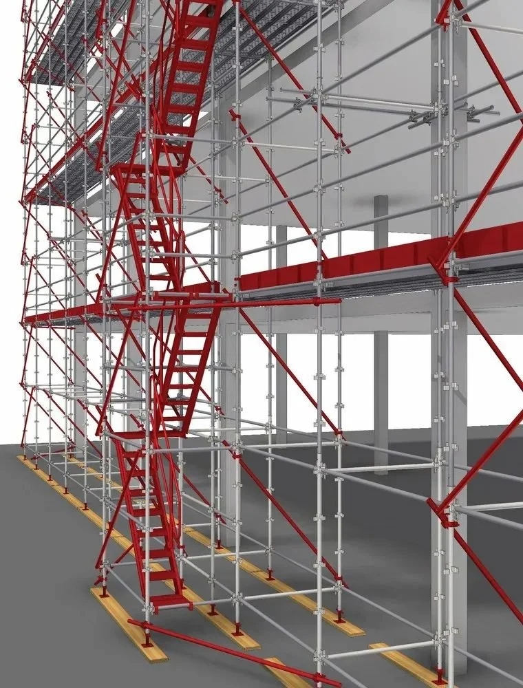 Heavy Cuplock Scaffolding Staging Systems & Stair Towers